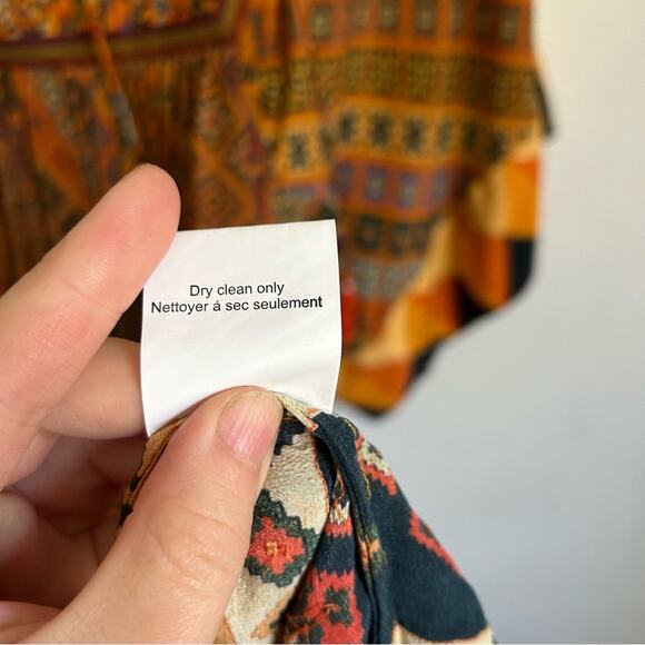 Anthropologie Tanvi Kedia Embellished Tassel Sumana Dress Size S - Picture 10 of 10